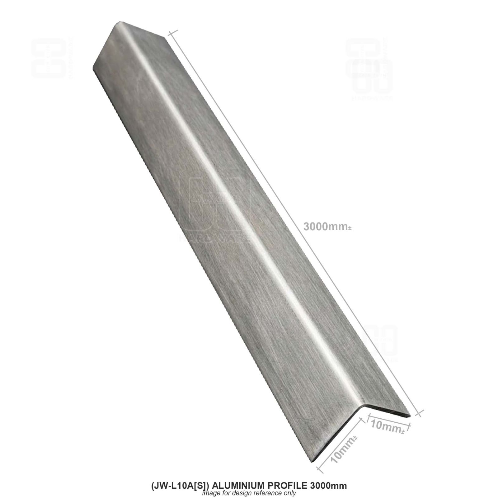 (JW-L10A[S]) ALUMINIUM PROFILE 3000mm