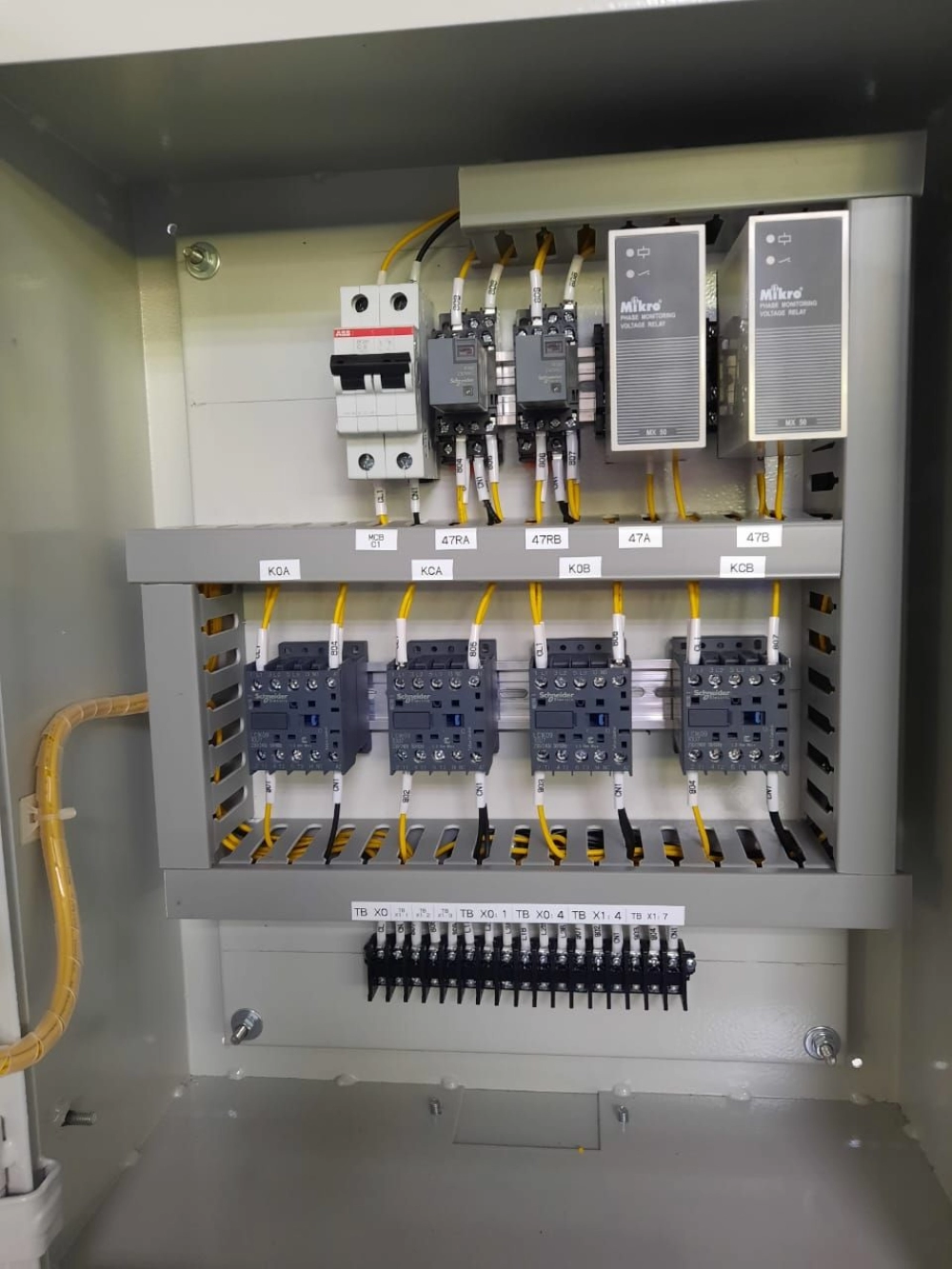 Damper Actuator Control Panel