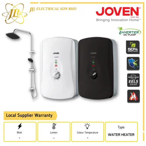 JOVEN SL30IP-RS 3.6KW 15.0A  240VAC 50HZ WATER HEATER [WHITE/BLACK]