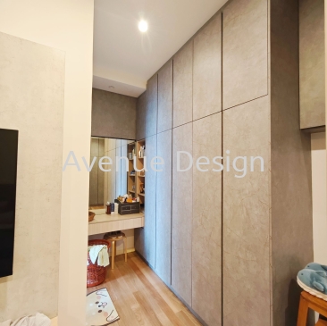 Melamine Swing Door Wardrobe + Dressing Table at The Waltz Residence OUG