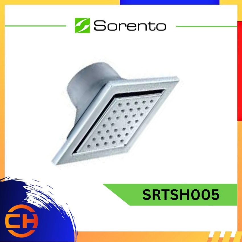 SORENTO BATHROOM SHOWER & BIDET SRTSH005 Square Shower Head  ( L130mm x W120mm x H7mm )