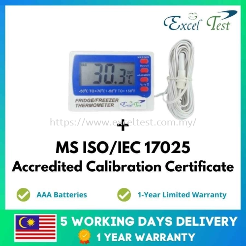 1 Year Warranty + Calibration Certificate