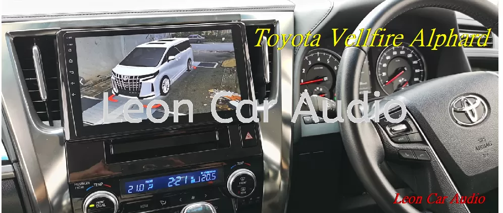 Toyota vellfire Alphard agh30 OEM 10" fhd android DSP Wifi GPS USB 360 3D Panaromic DVR Player