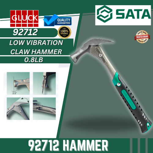 *Sata 92712 Low Vibration Claw Hamer (Crane type) 0.8LB hammer quality