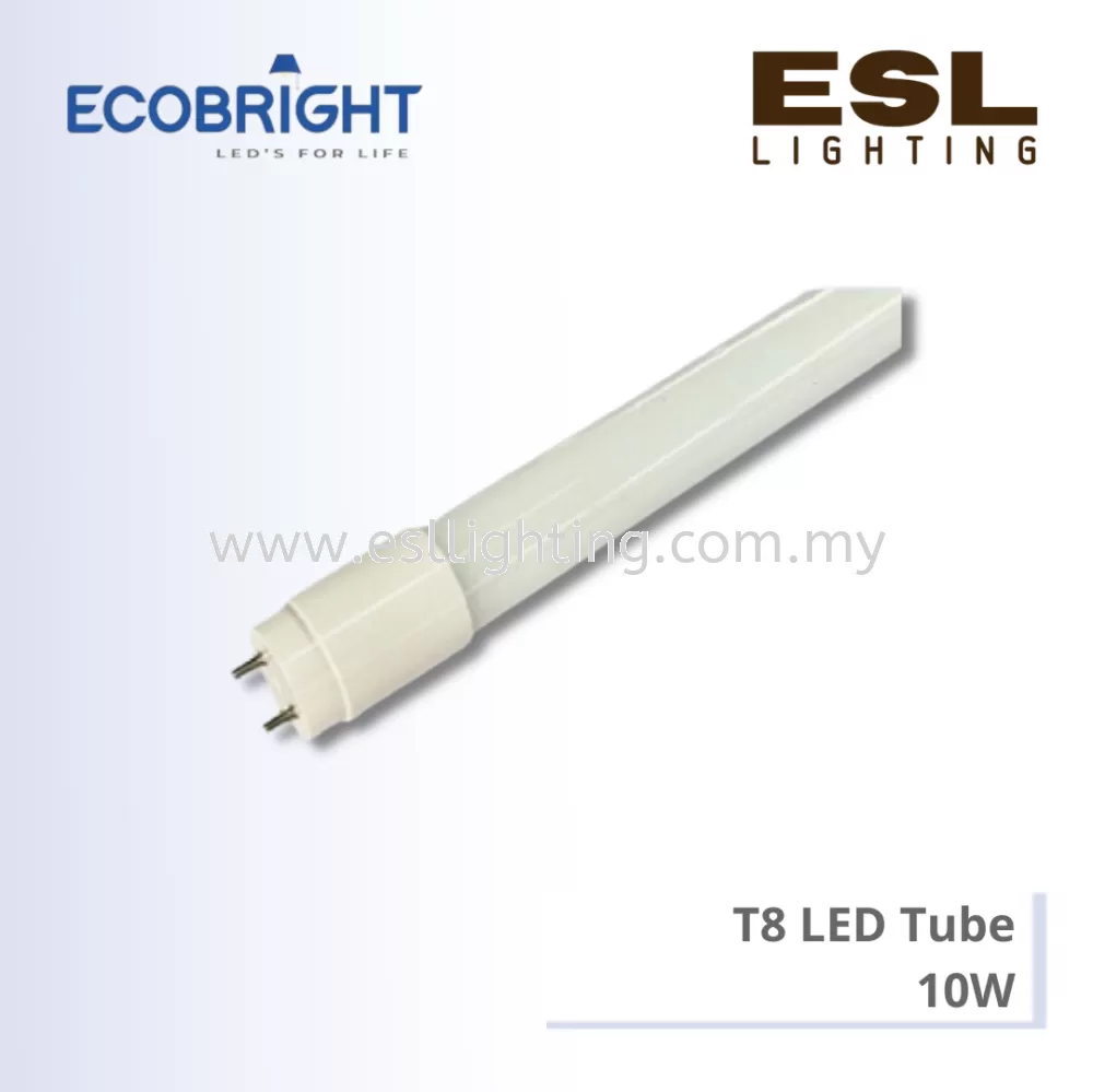 ECOBRIGHT T8 LED Tube 10W - 10WT8G [SIRIM] 2ft
