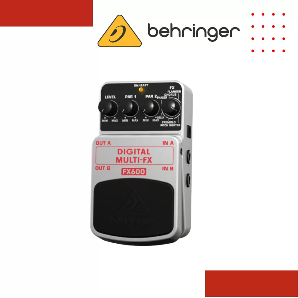 Behringer FX600 Digital Multi-FX Guitar Effects Pedal