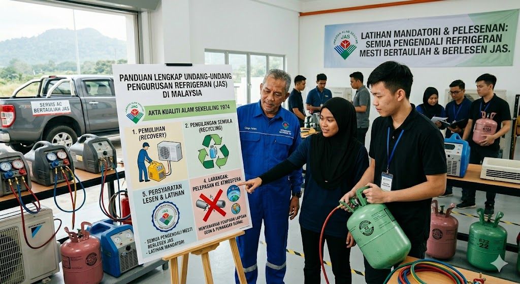 Malaysia refrigerant handling law requiremens