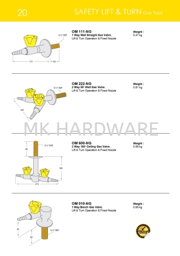 SAFETY LIFT & TURN (GAS TAPS)