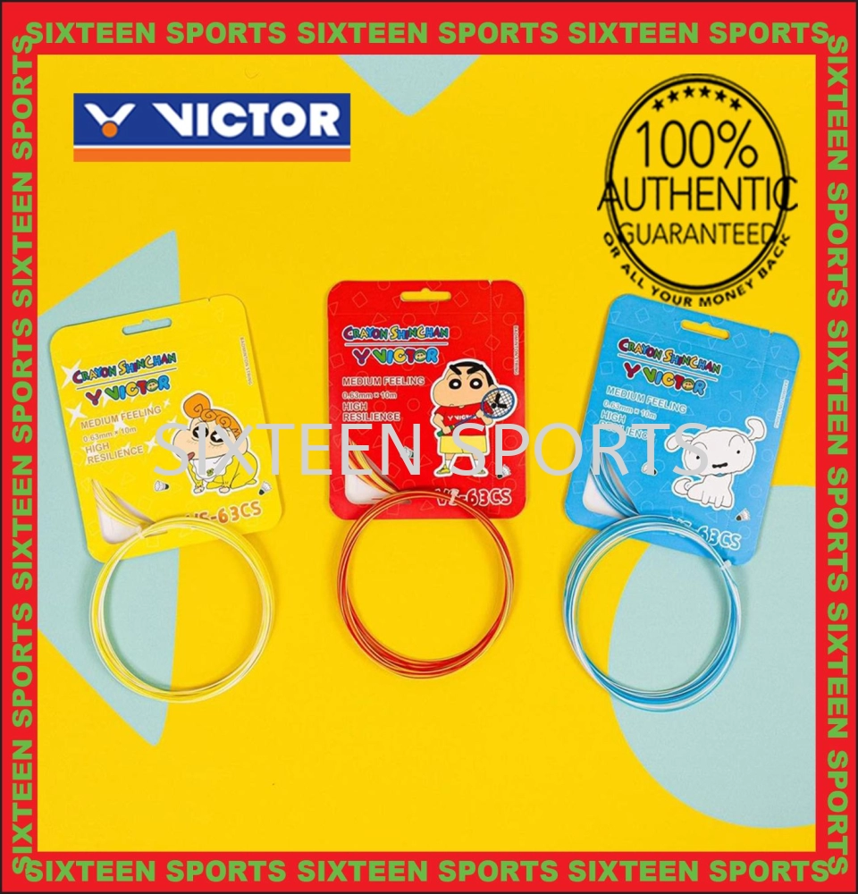 VICTOR x CRAYON SHIN CHAN BADMINTON STRING VS-63 CS