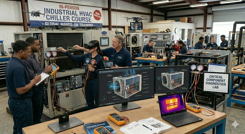 Industrial HVAC air cooled chiller course