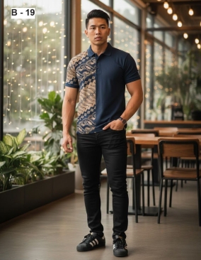 Custom Batik Sublimation T-Shirt