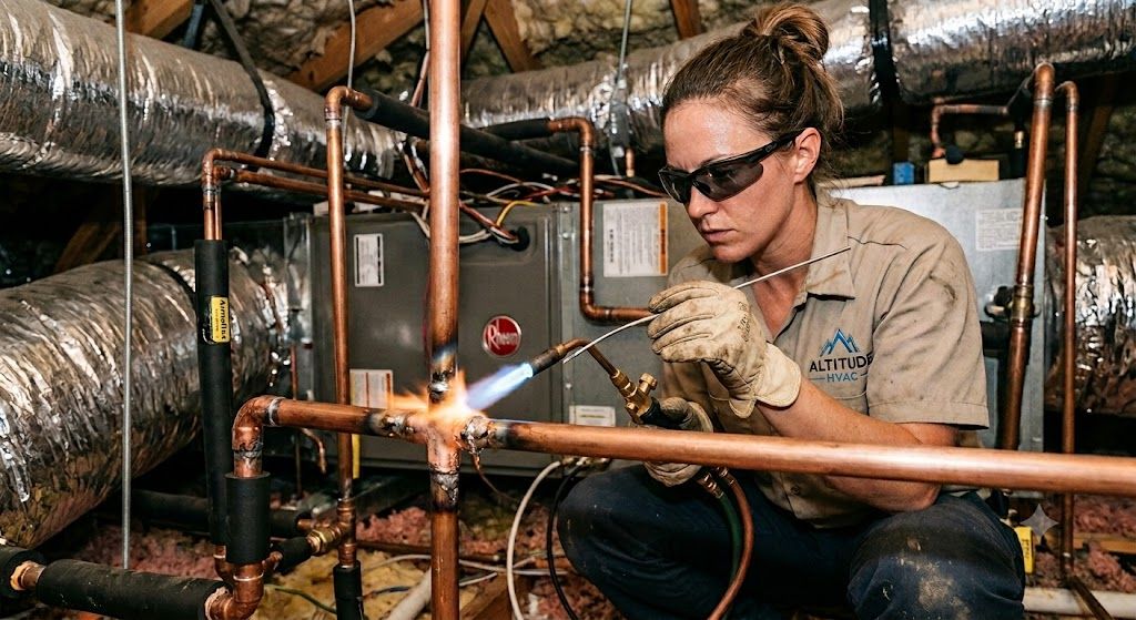 oxy acetylene brazing HVAC