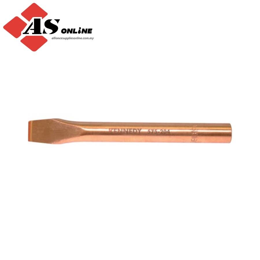 KENNEDY 16mm x 160mm Spark Resistant Flat Cold Chisel Al-Br / Model: KEN5752040K