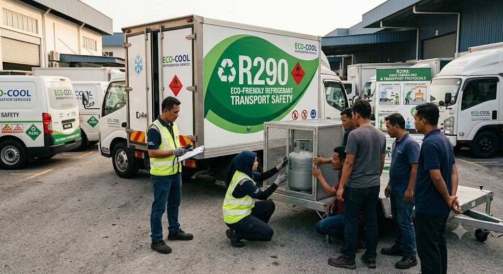 R290 eco-friendly refrigerant transport safety