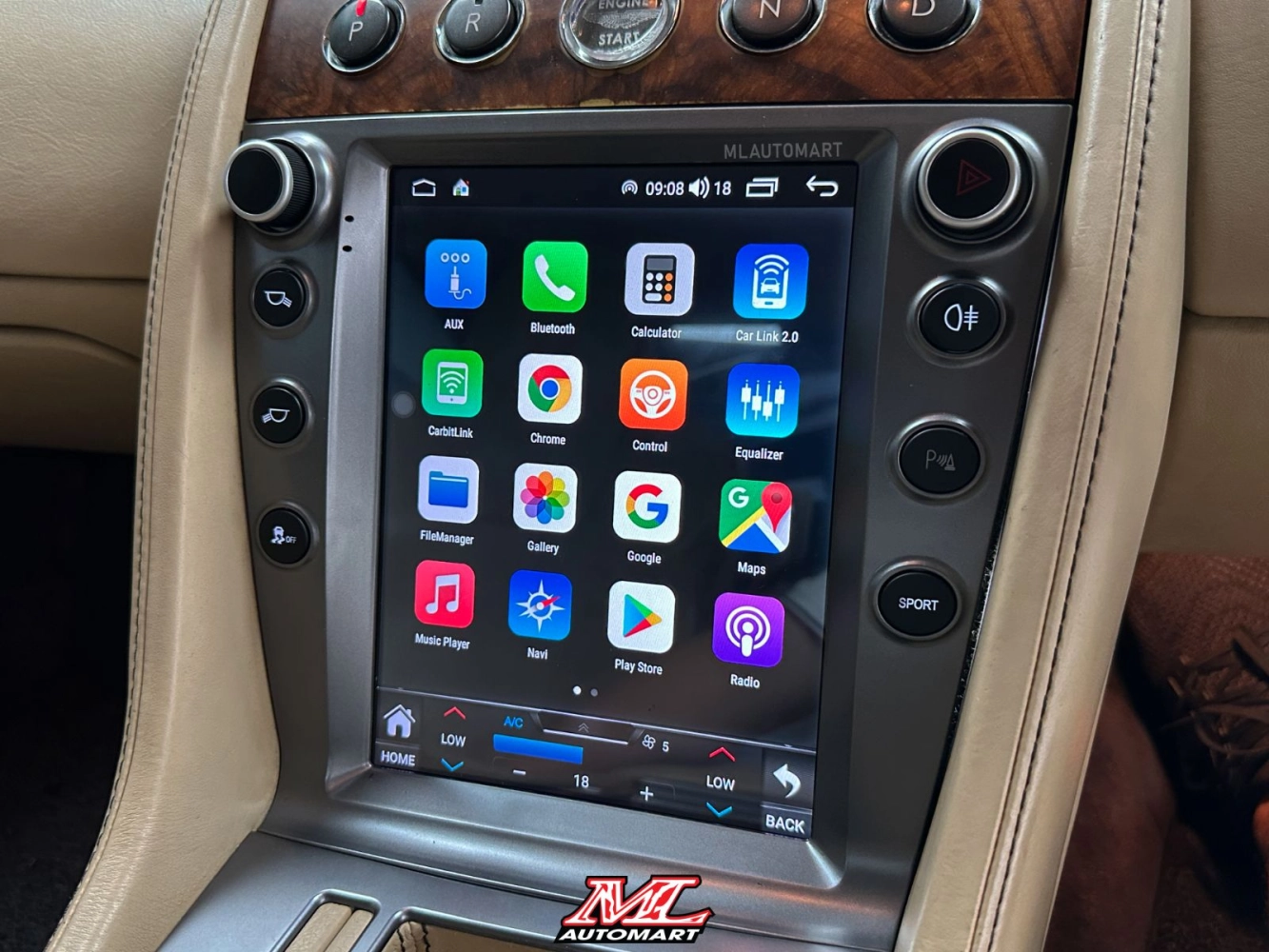 *NEW Aston Martin DB9 Vertical Style Android Monitor (10.4")