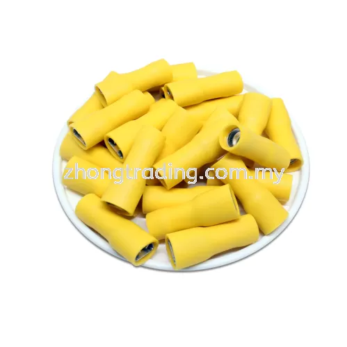 Full Insulation SPK Clip Female Yellow FDFD5-250