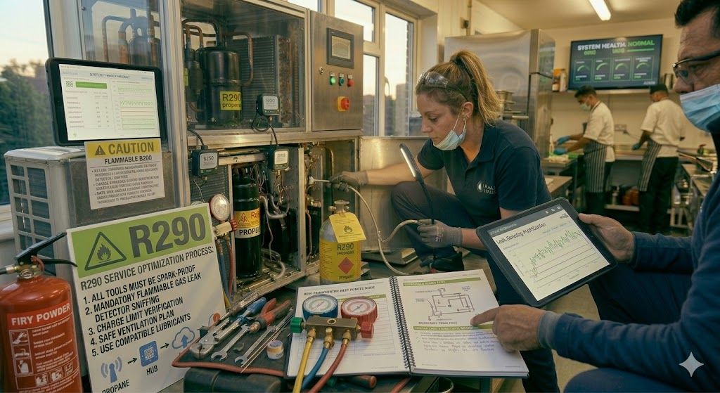 R290 maintenance checklist HVAC