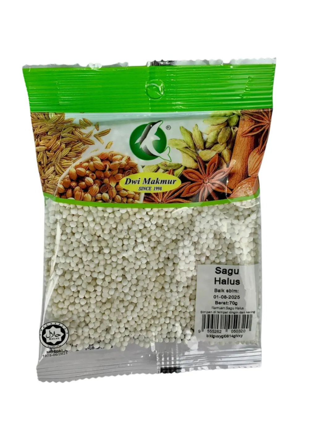 Sagu Halus (White) 70g x 5 Pack C.DWI MAKMUR