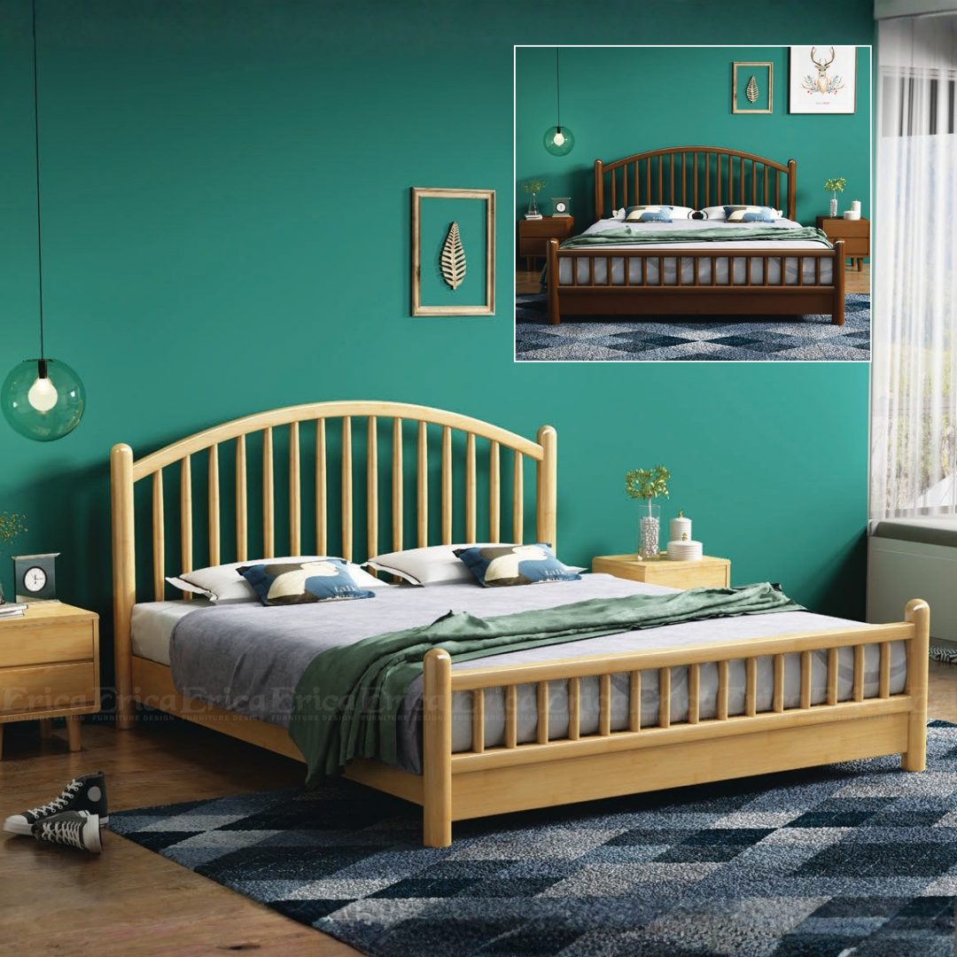 BD804 - MUJI SOLID WOOD BED
