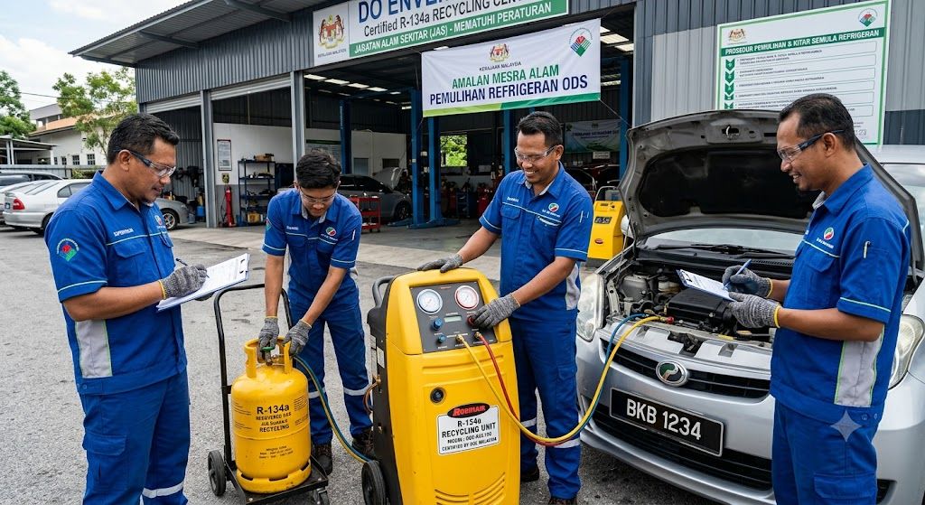 refrigerant recycling procedures Malaysia DOE