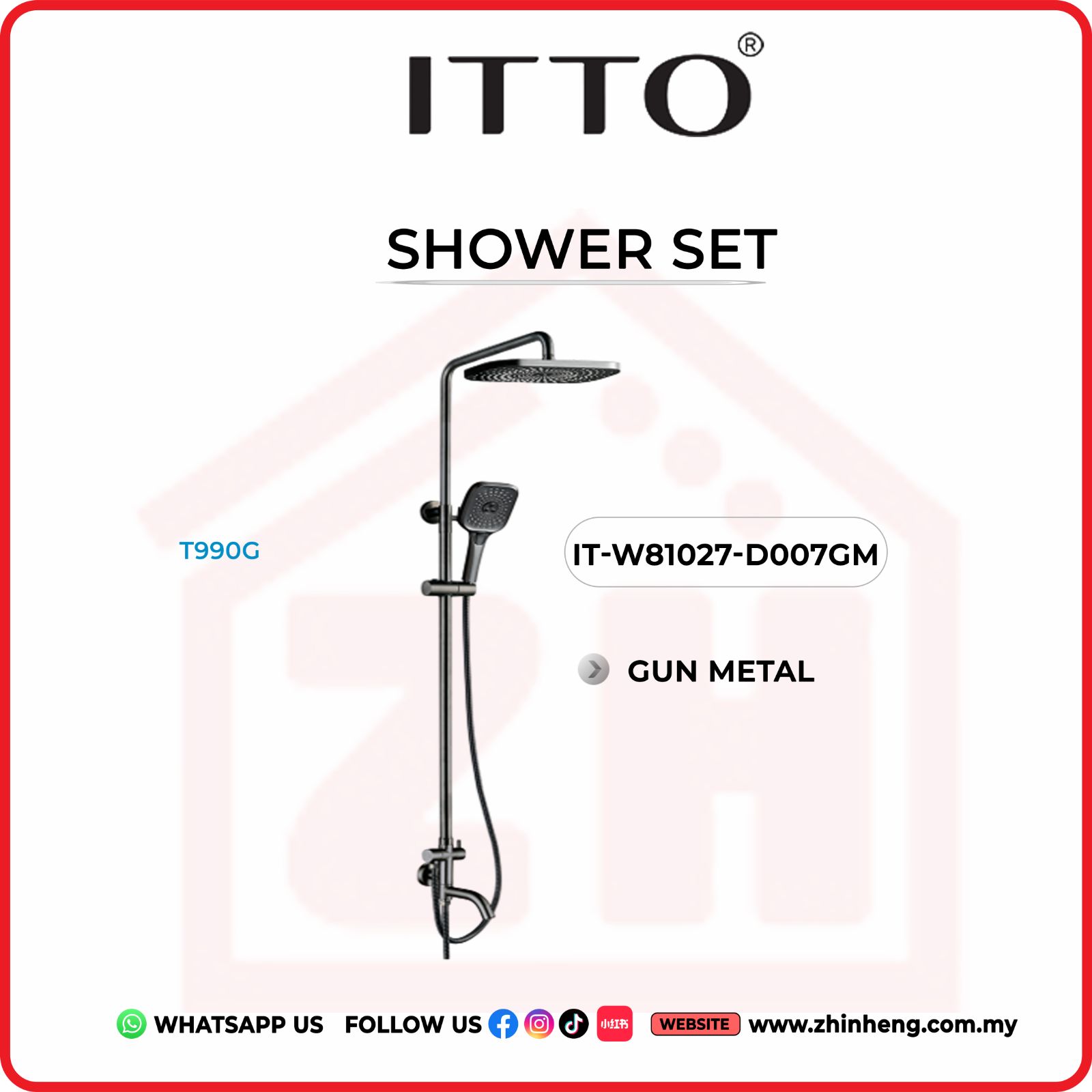 ITTO SHOWER SET  IT-W81027-D007GM