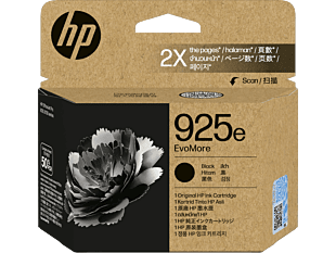 HP 925e EvoMore Black Original Ink Cartridge