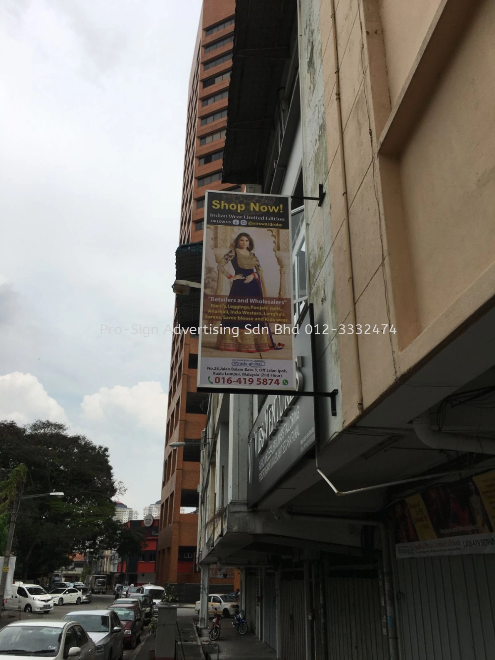 DOUBLE SIDED SIGNBOARD (VIBS VENTURE, KL, 2017)