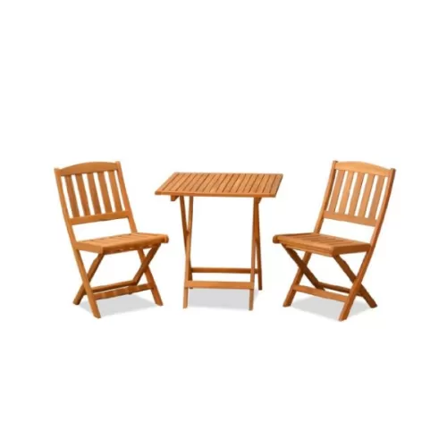 OSAKA NEWBURY Tea Set (1 + 2) Osaka 70 cm SQ Folding Table + Newbury Folding Chair