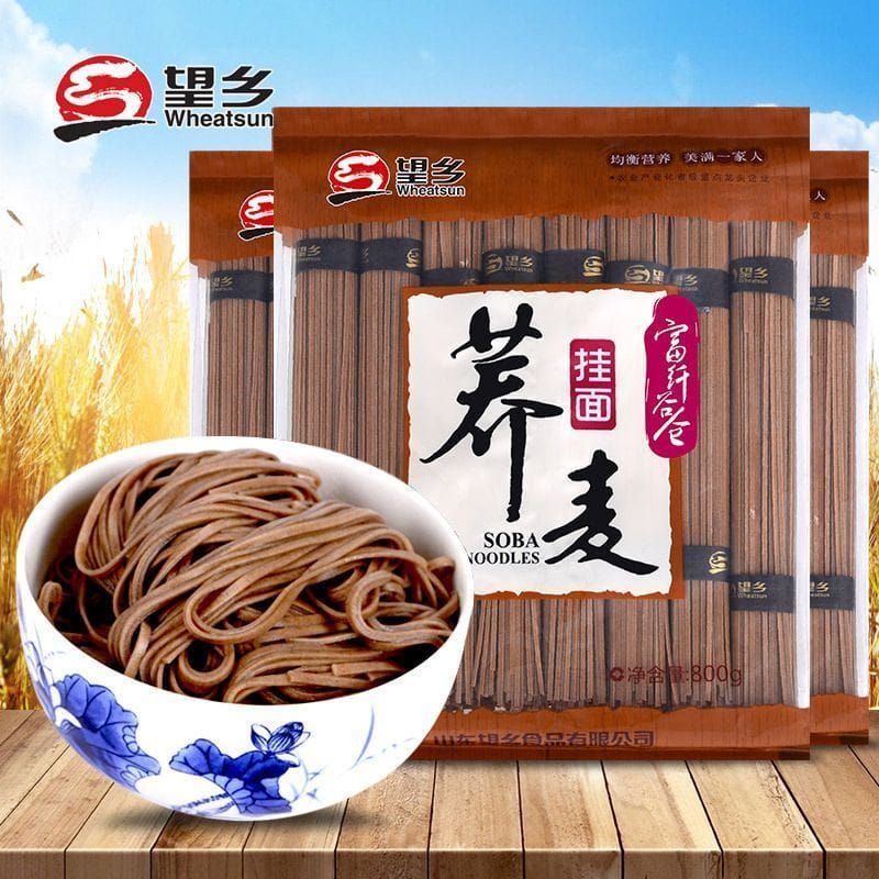 望乡荞麦挂面[方条]WHEATSUN SOBA NOODLES 800G[20PACK/CTN]