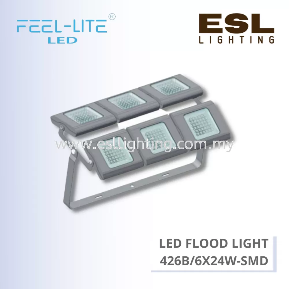 FEEL LITE LED FLOOD LIGHT 6 x 24W - 426B/6X24W-SMD
