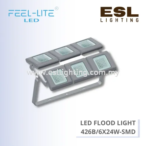 FEEL LITE LED FLOOD LIGHT 6 x 24W - 426B/6X24W-SMD