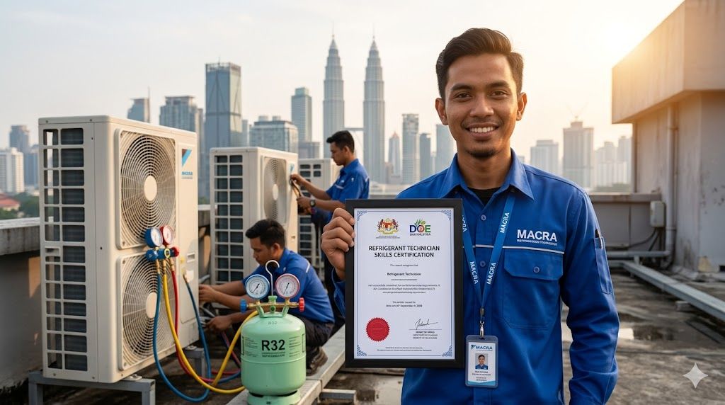 refrigerant technician skills certification Malaysia