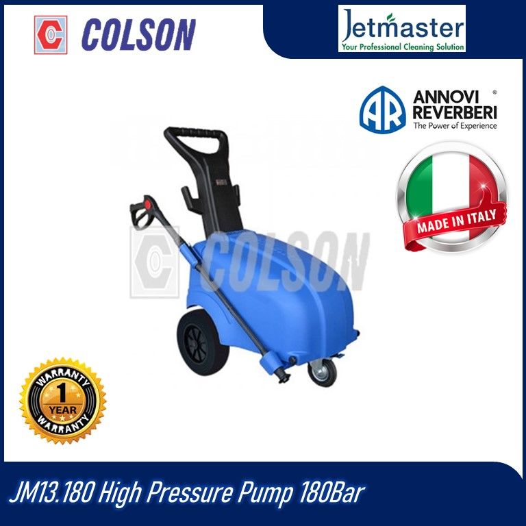 JETMASTER JM13.180PB High Pressure Cleaner 180 Bar