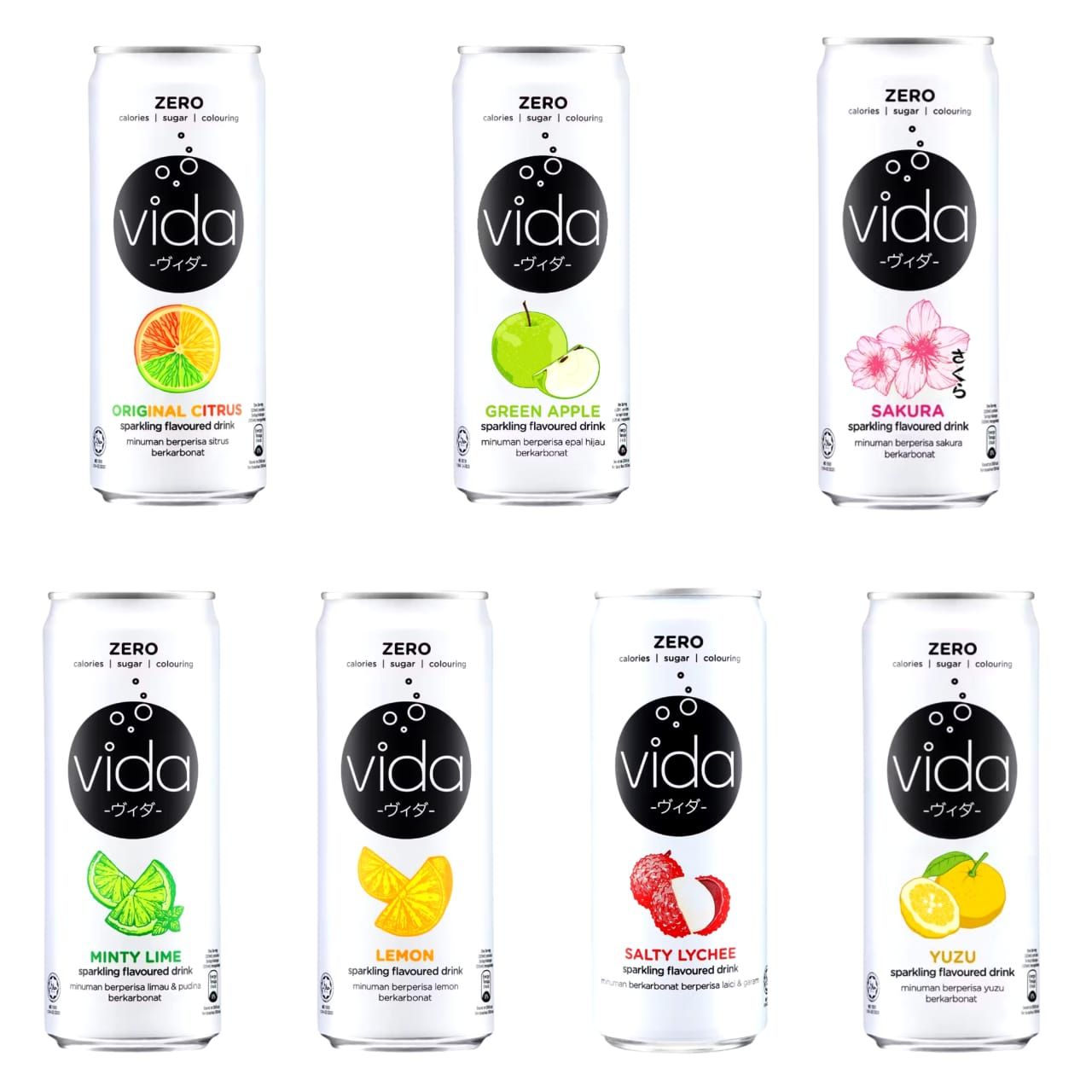 [HALAL]VIDA ZERO 325ML[24TIN/CTN]