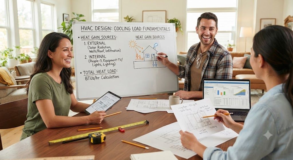HVAC design cooling load fundamentals