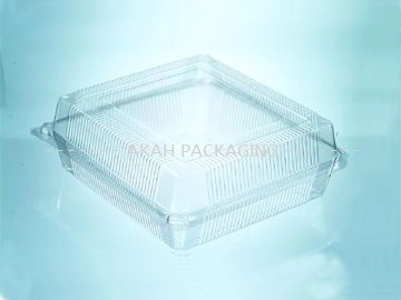 L200 OPS Bakery Cake Square Plastic Container 