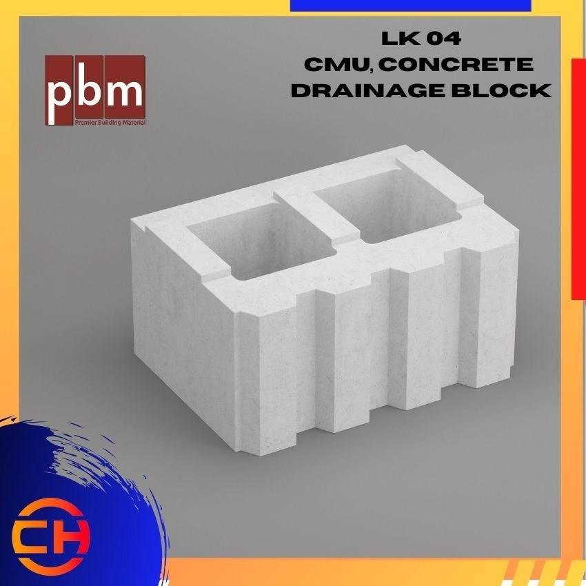 CONCRETE DRAINAGE BLOCK LK 04