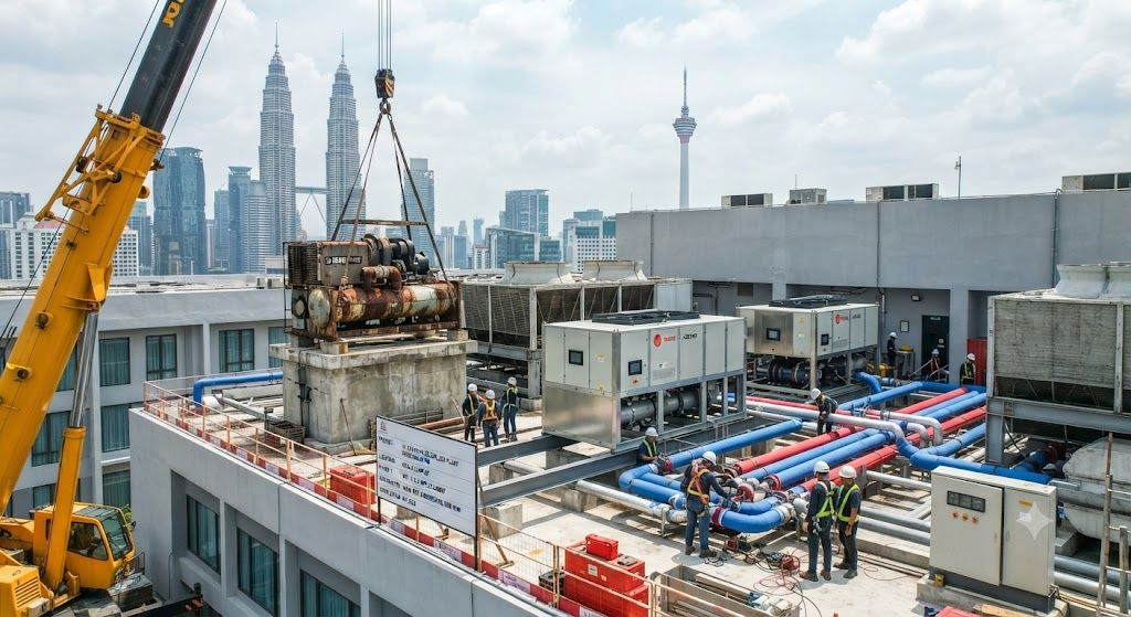 Hotel chiller plant modernization Kuala Lumpur