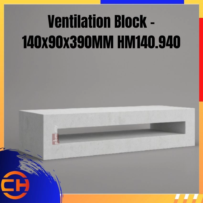 Ventilation Block - 140x90x390MM HM140.940