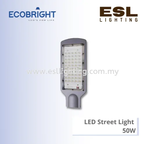 ECOBRIGHT LED Street Light (S2 Series) 50W - S2-50W [SIRIM] IP65