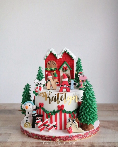 Christmas Alphabet Lore Cake