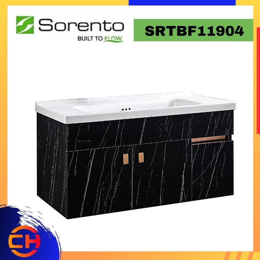 SORENTO BASIN CABINET SRTBF11904 3 IN 1 BATHROOM FURNITURE 