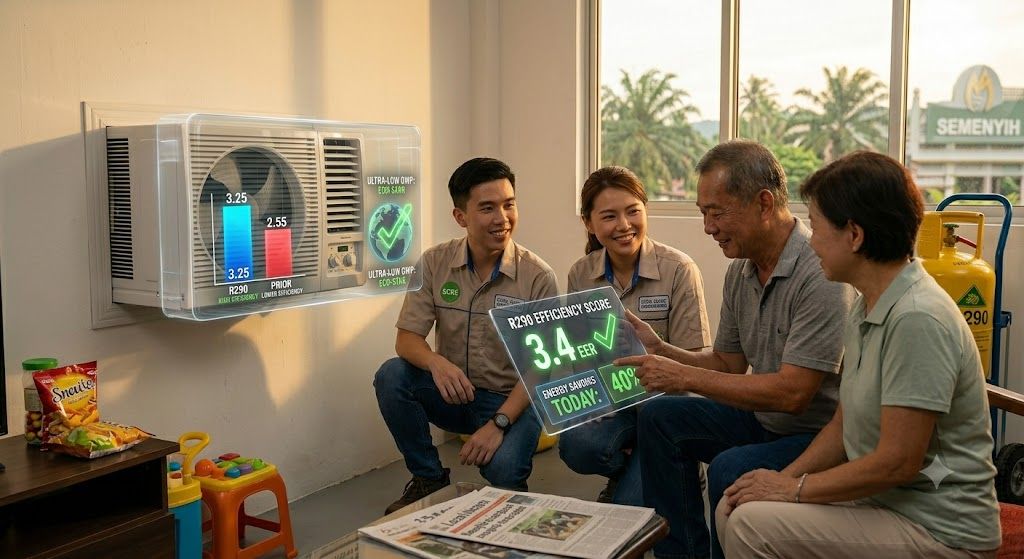 R290 HVAC system efficiency