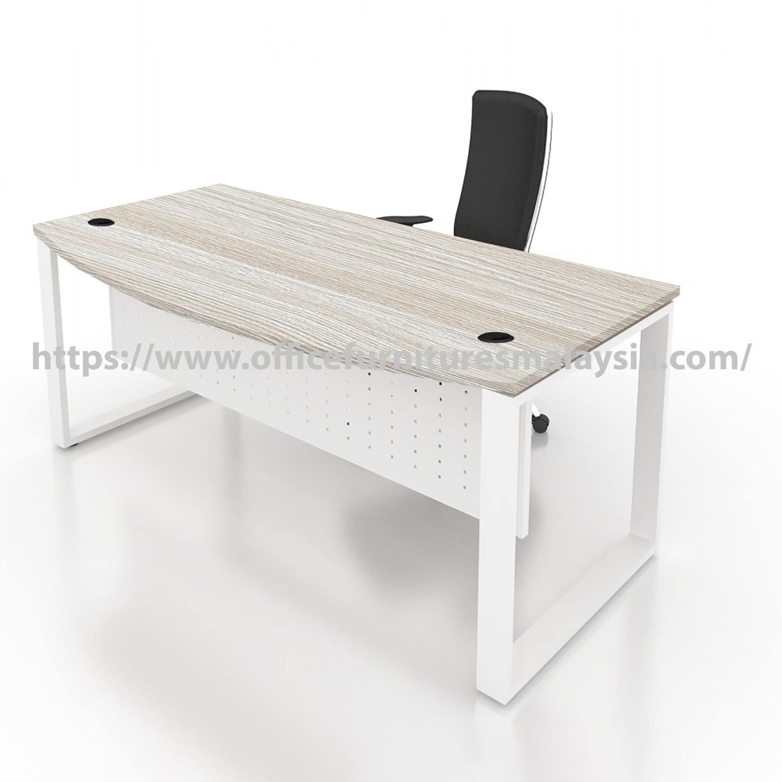 6 ft D-Shaped Writing Table OFPD17M1890