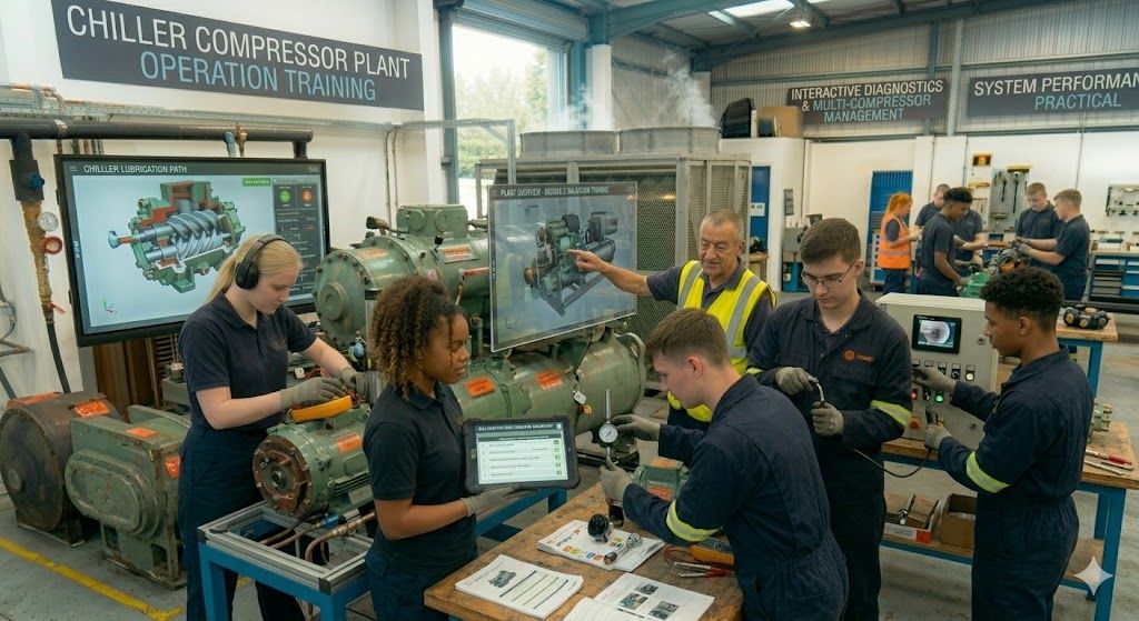 Chiller compressor plant operation training