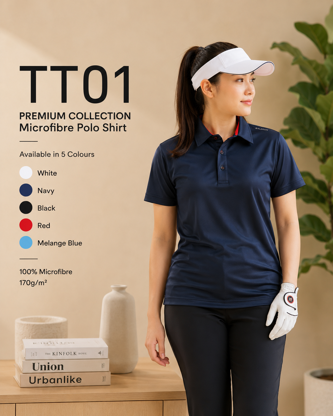 Tritan Premium Collection Microfiber Polo Shirt - TT01 - (UNISEX)