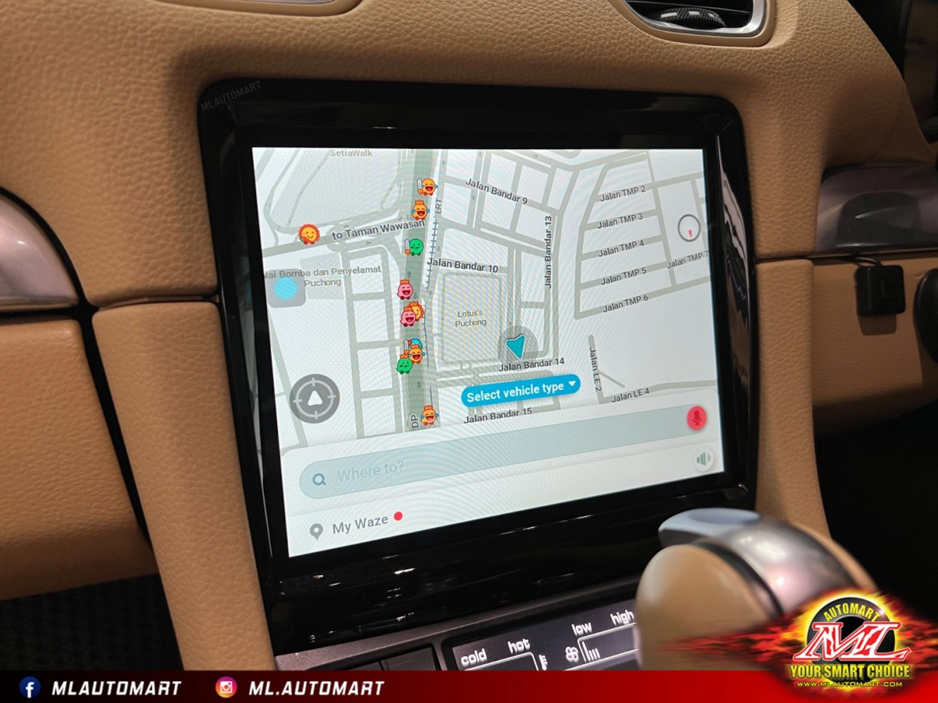 Porsche Cayman 718 Android Monitor