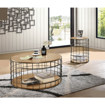 Simon Coffee Table + Side Table 652/490