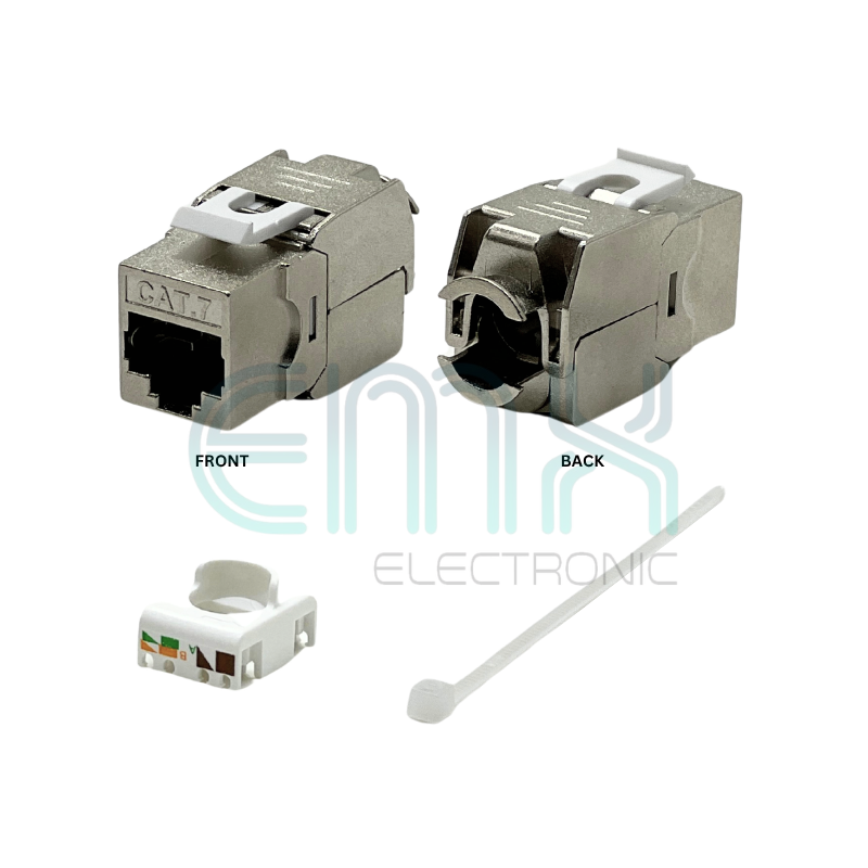 CAT7(CAT6A) METAL KEYSTONE
