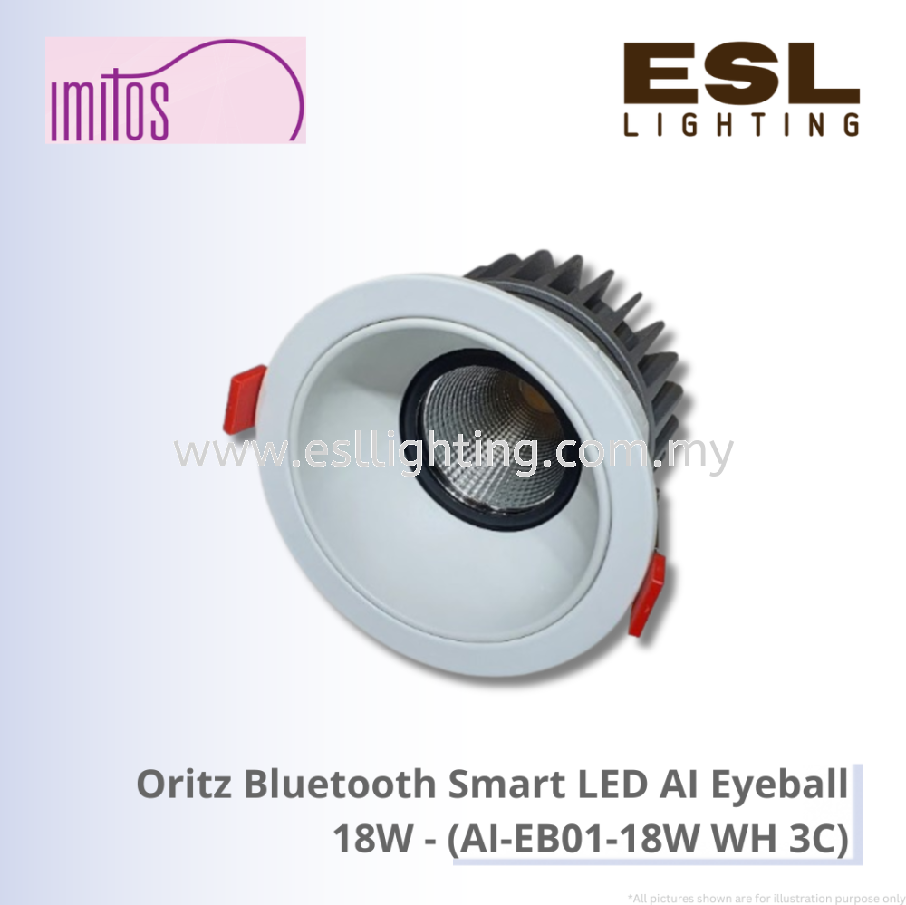 IMITOS Oritz Bluetooth Smart LED AI Eyeball 18W - AI-EB01-18W WH 3C